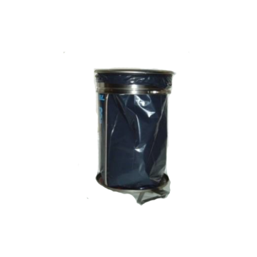 Support sac poubelle inox 100l avec couvercle